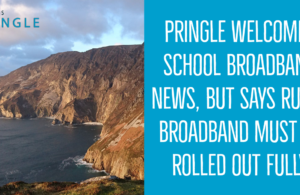 Pringle welcomes school broadband news, but says rural broadband must be rolled out fully
