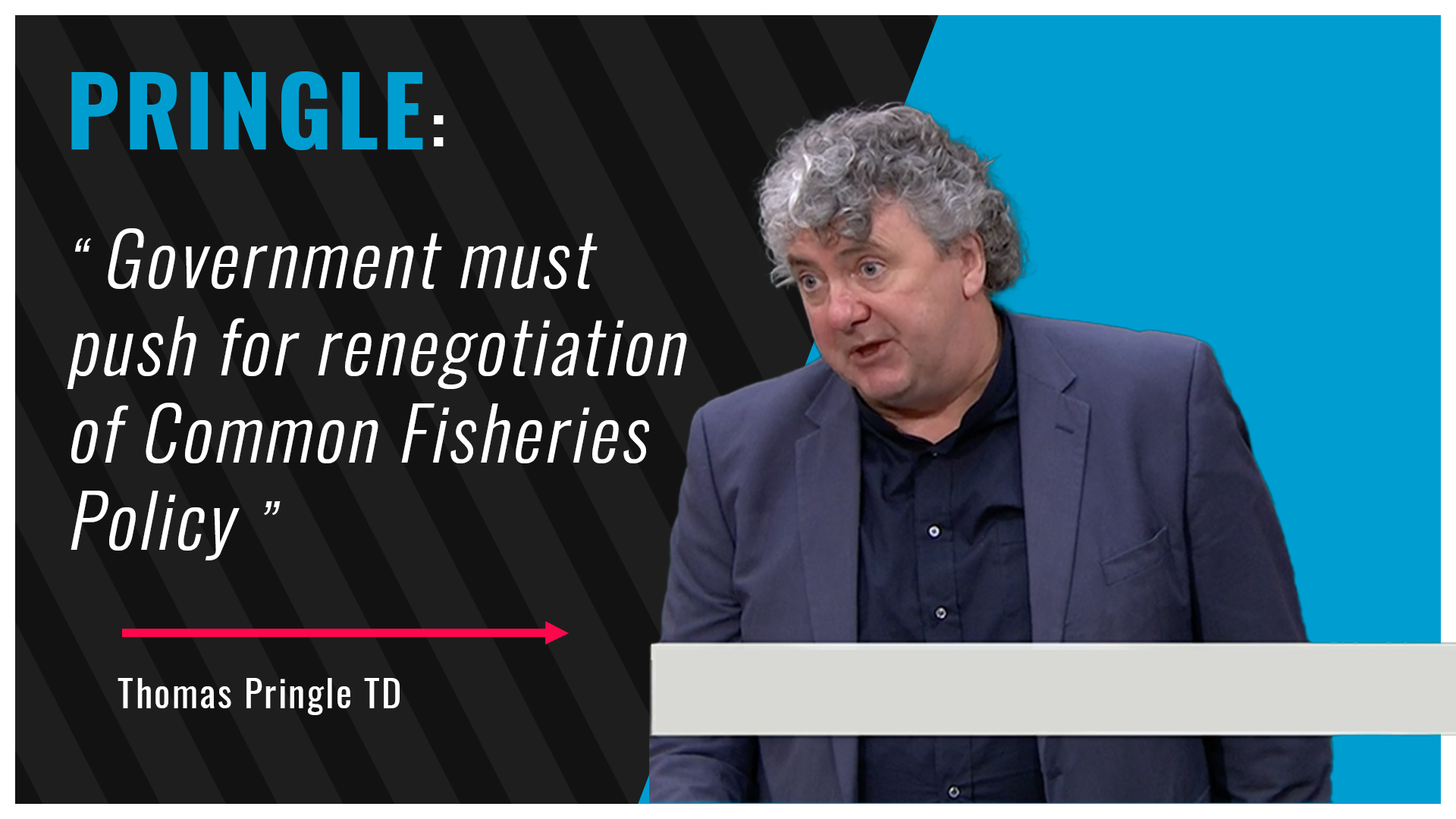 Thomas Pringle TD - Pringle says Government must push for renegotiation of Common Fisheries Policy