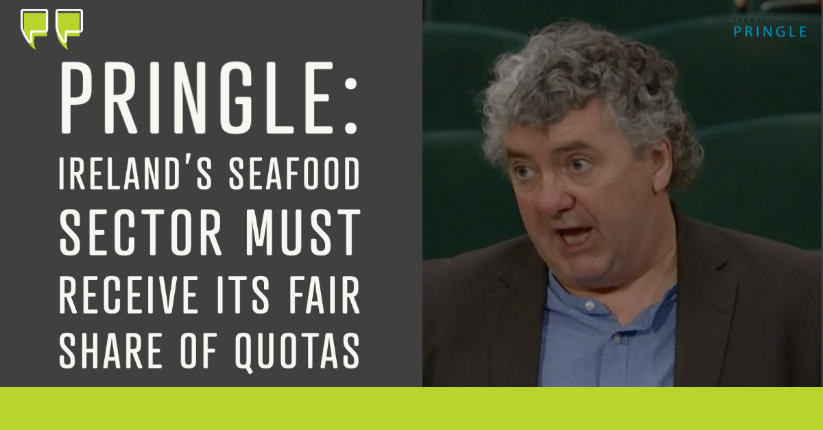 Pringle: Ireland’s seafood sector must receive its fair share of quotas