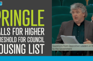 Pringle calls for higher threshold for council housing list