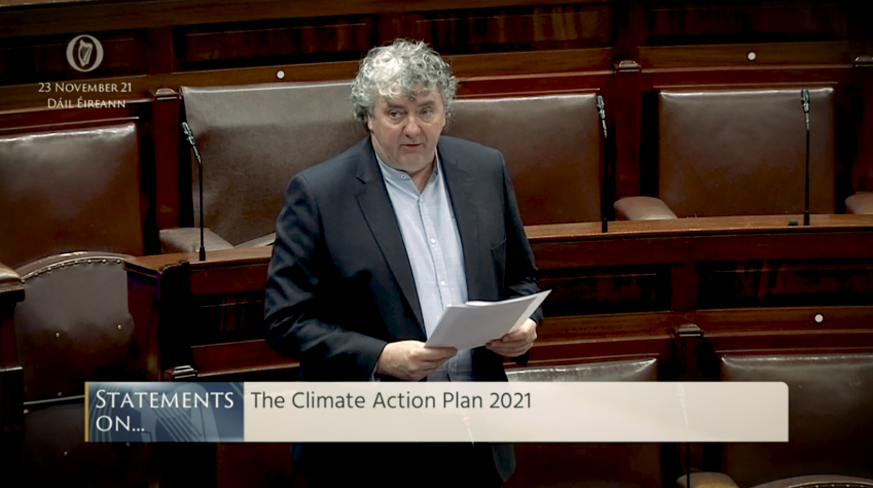 Pringle, urging clampdown on data centres, slams Climate Action Plan for ‘lack of ambition’