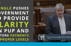 Pringle pushes Government to provide clarity on PUP and restore payments to proper levels