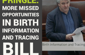 Pringle: More missed opportunities in birth information and tracing bill