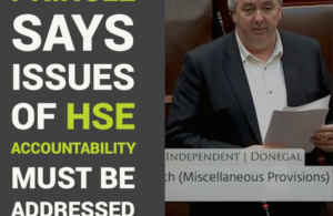 Pringle says issues of HSE accountability must be addressed
