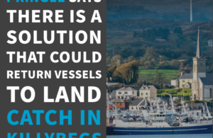 Pringle says there is a solution that could return vessels to land catch in Killybegs