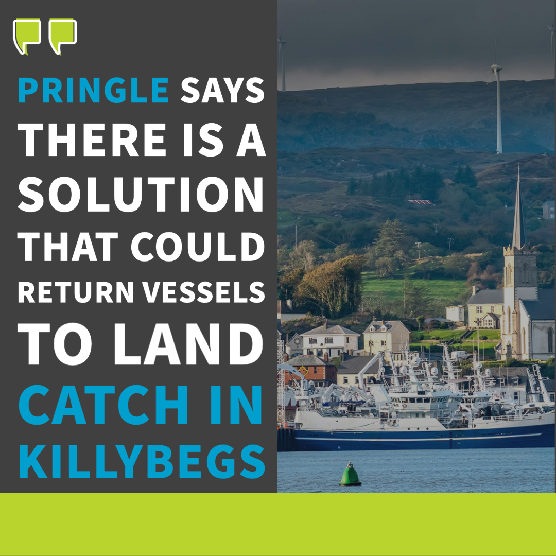 Pringle says there is a solution that could return vessels to land catch in Killybegs
