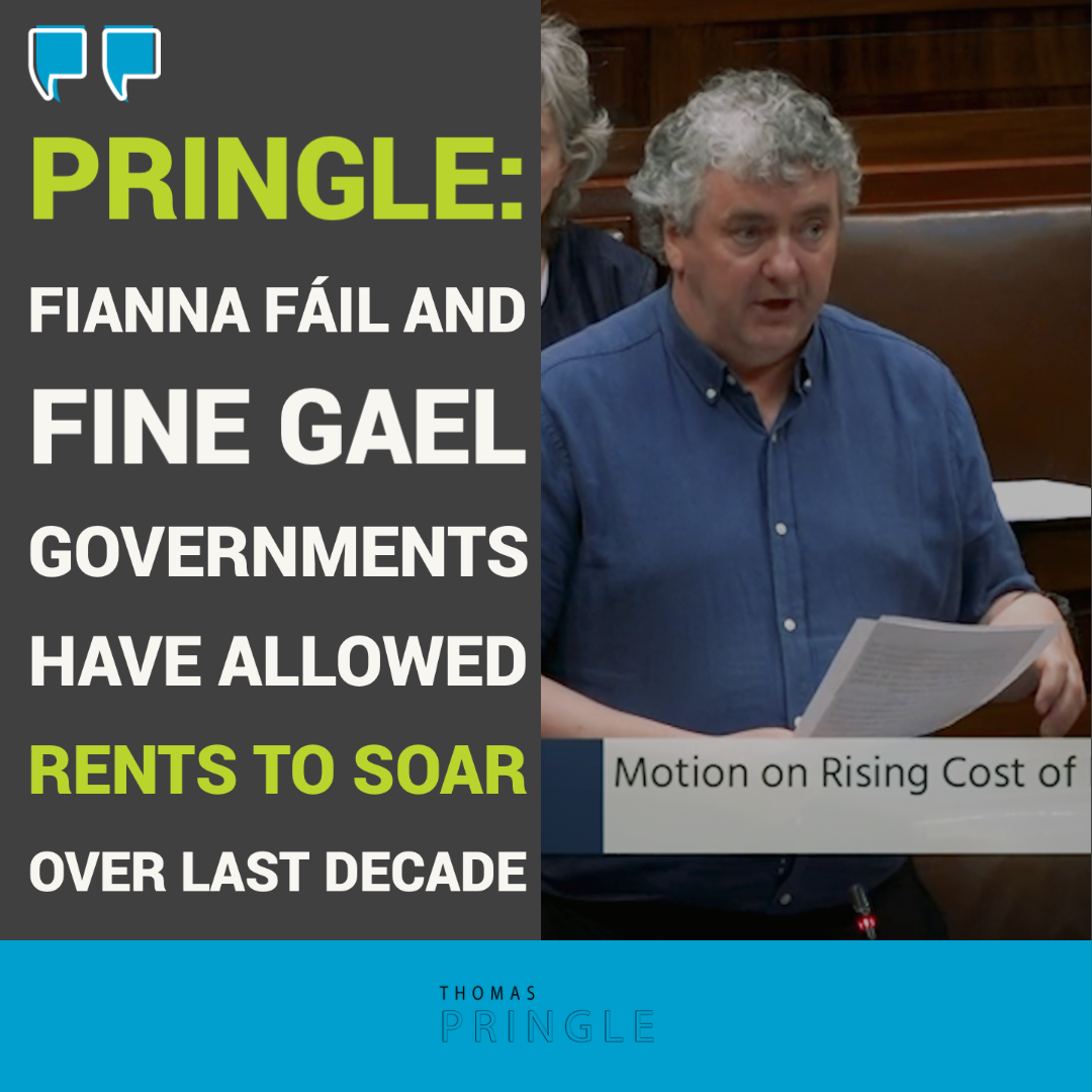 Pringle: Fianna Fáil and Fine Gael governments have allowed rents to soar over last decade