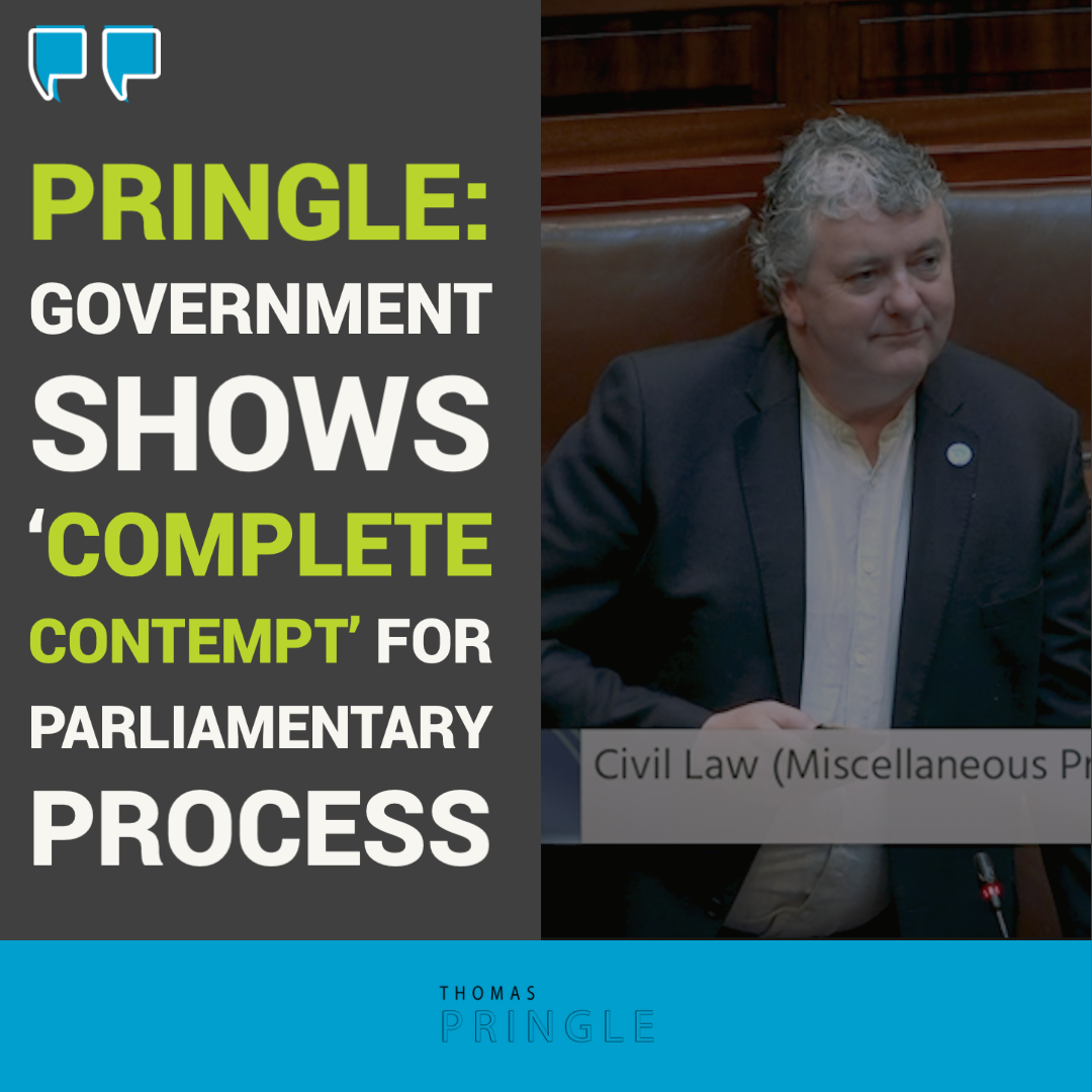 Pringle: Government shows ‘complete contempt’ for parliamentary process