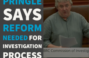 Pringle says reform needed for investigation process