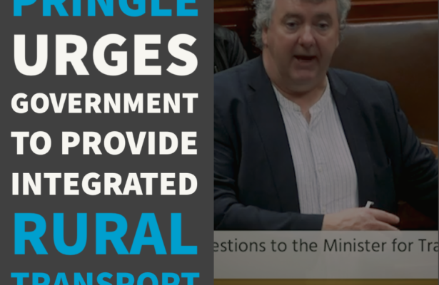 Pringle urges Government to provide integrated rural transport