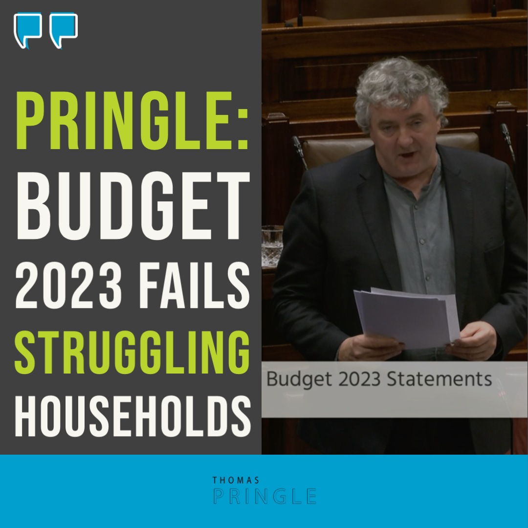 Pringle: Budget 2023 fails struggling households