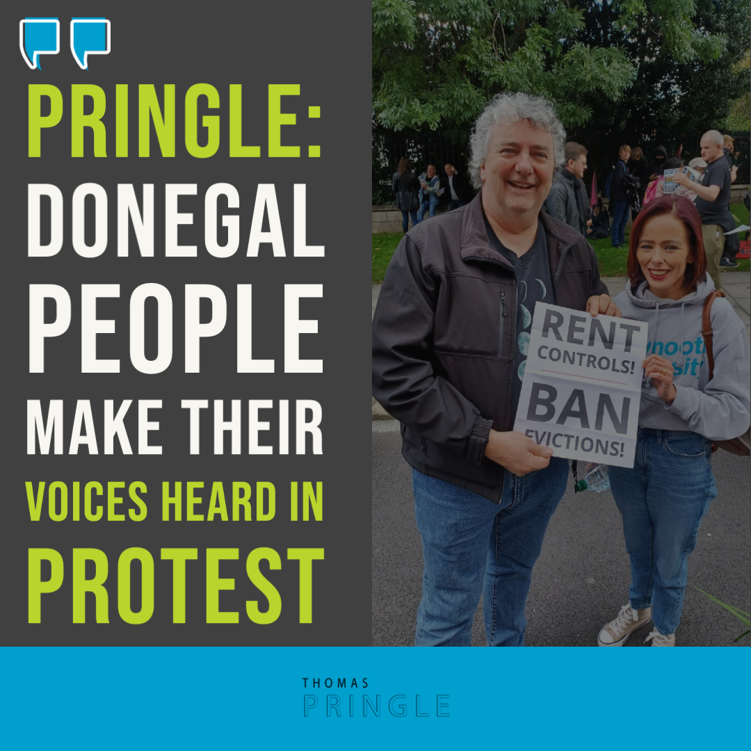 Pringle: Donegal people make their voices heard in protest