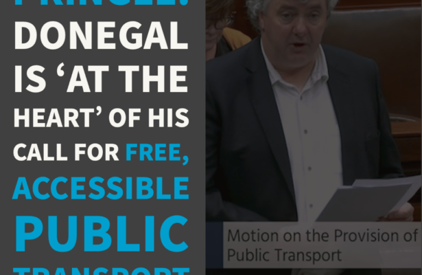 Pringle: Donegal is ‘at the heart’ of his call for free, accessible public transport