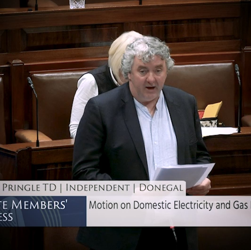 Pringle supports moratorium on electricity, gas disconnections, repeats call for nationalising the industry
