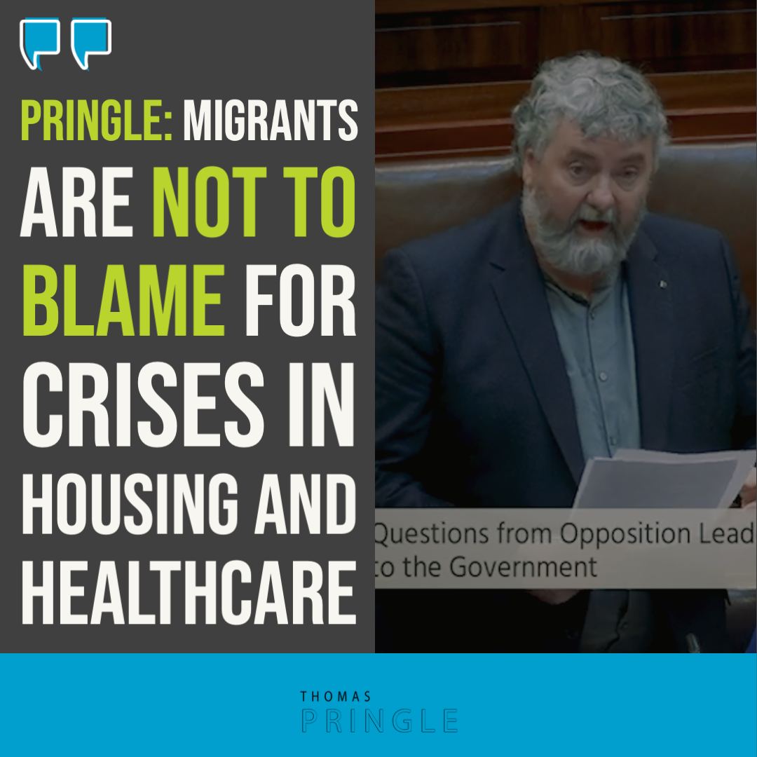 Pringle: Migrants are not to blame for crises in housing and healthcare