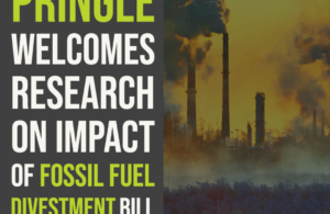 Pringle welcomes research on impact of Fossil Fuel Divestment Bill