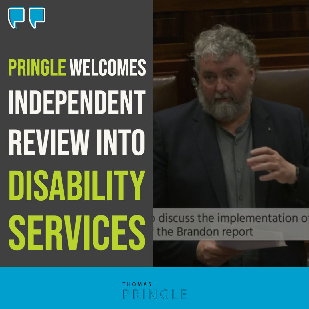 Pringle welcomes independent review into disability services