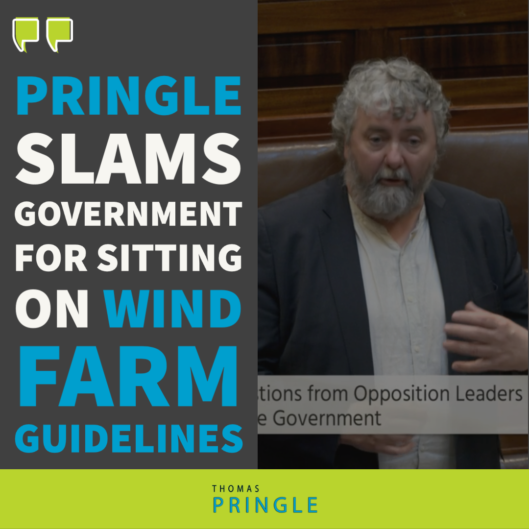 Pringle slams Government for sitting on wind farm guidelines
