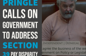 Pringle calls on Government to address Section 39 pay disparity