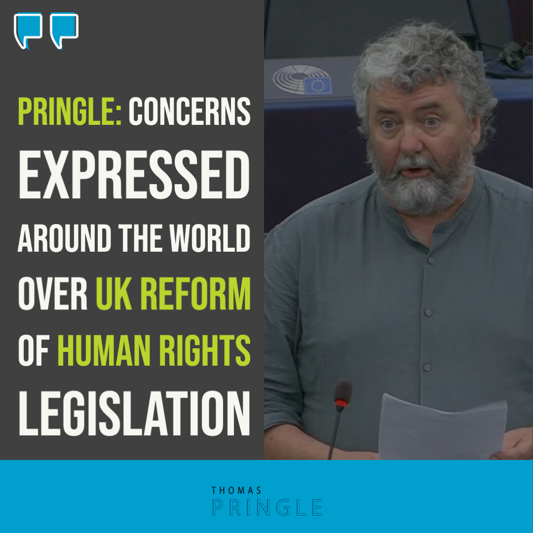 Pringle: Concerns expressed around the world over UK reform of human rights legislation