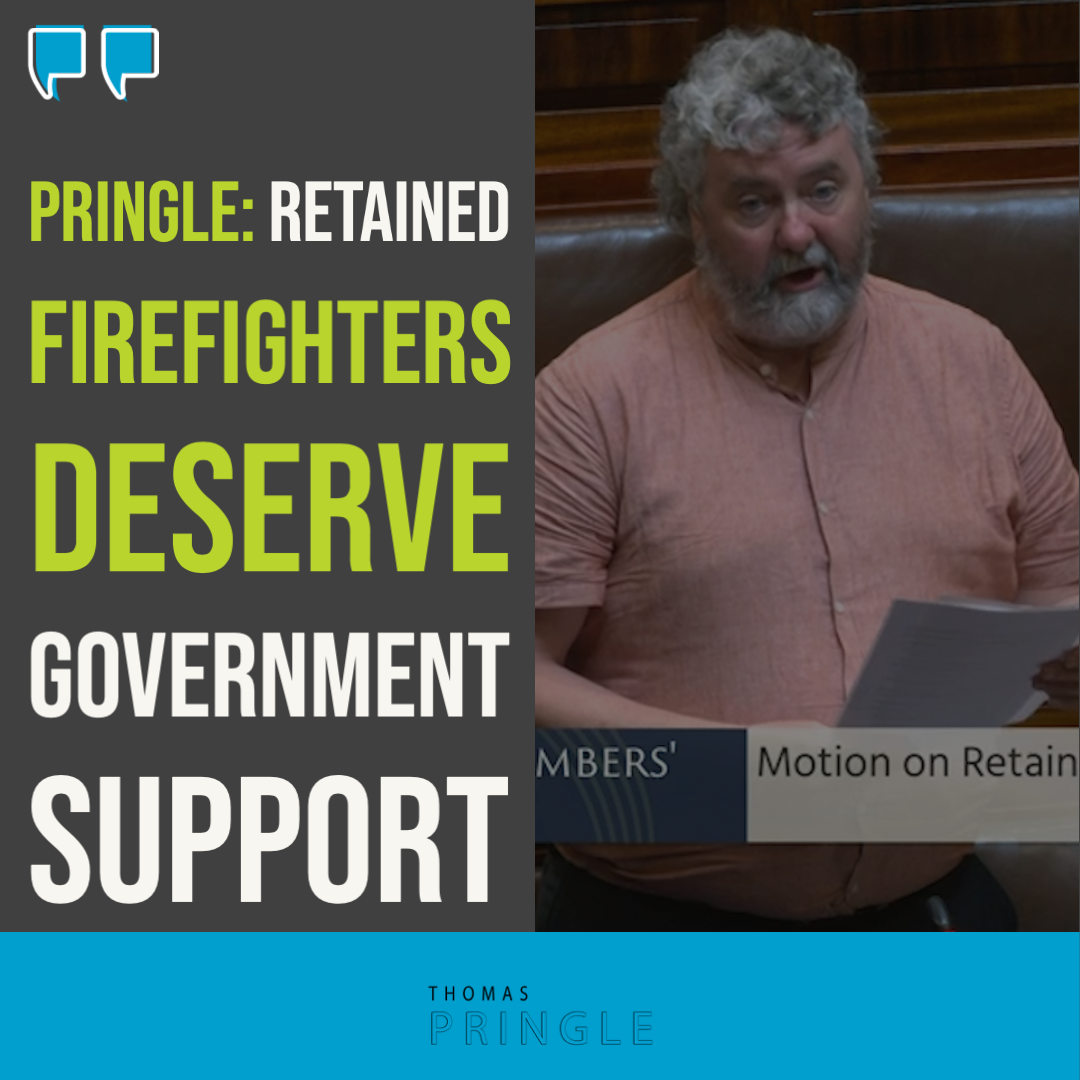 Pringle: Retained firefighters deserve Government support