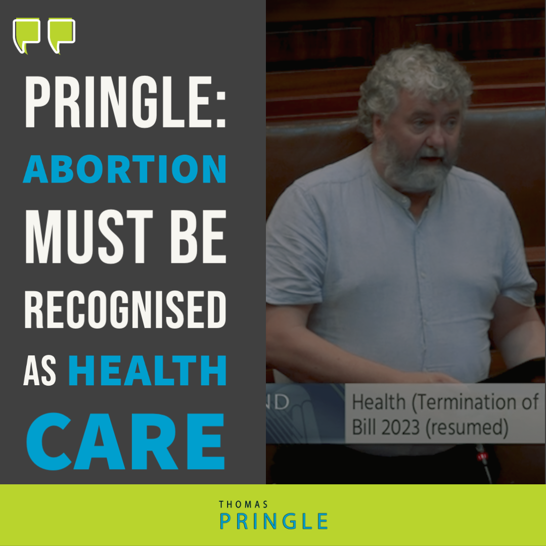 Pringle: Abortion must be recognised as health care
