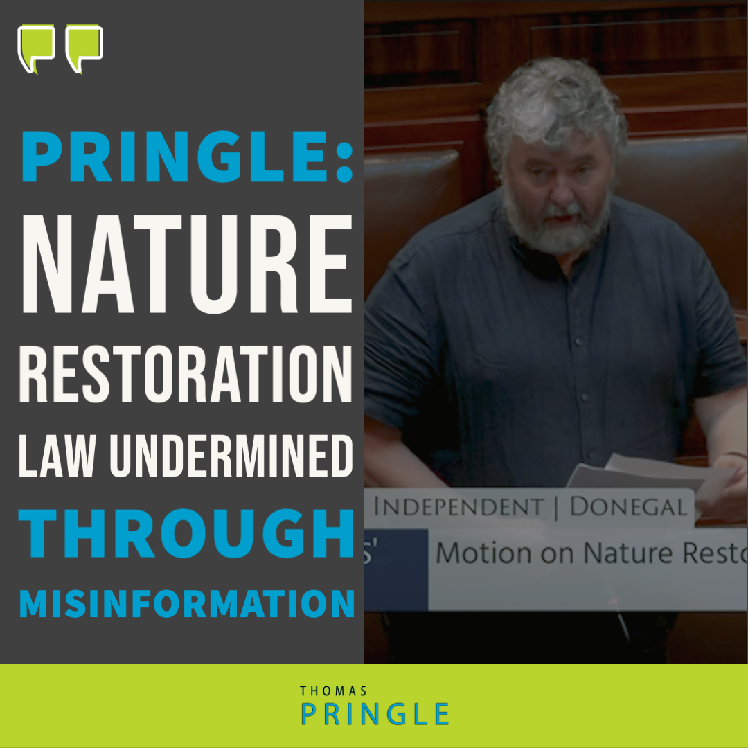 Pringle: Nature Restoration Law undermined through misinformation