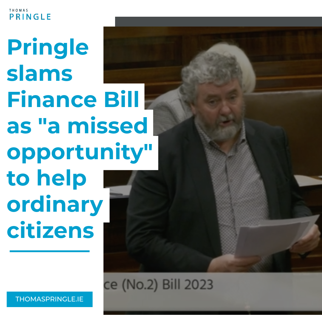 Pringle: Finance Bill does very little for ordinary citizens