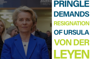 Thomas Pringle TD - Calling for EC President Ursula von der Leyen's IMMEDIATE resignation