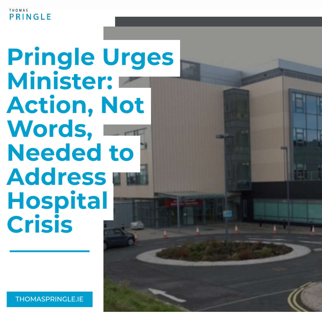 Pringle welcomes Minister’s visit to Donegal and calls for action, saying, ‘a meeting isn’t a solution’