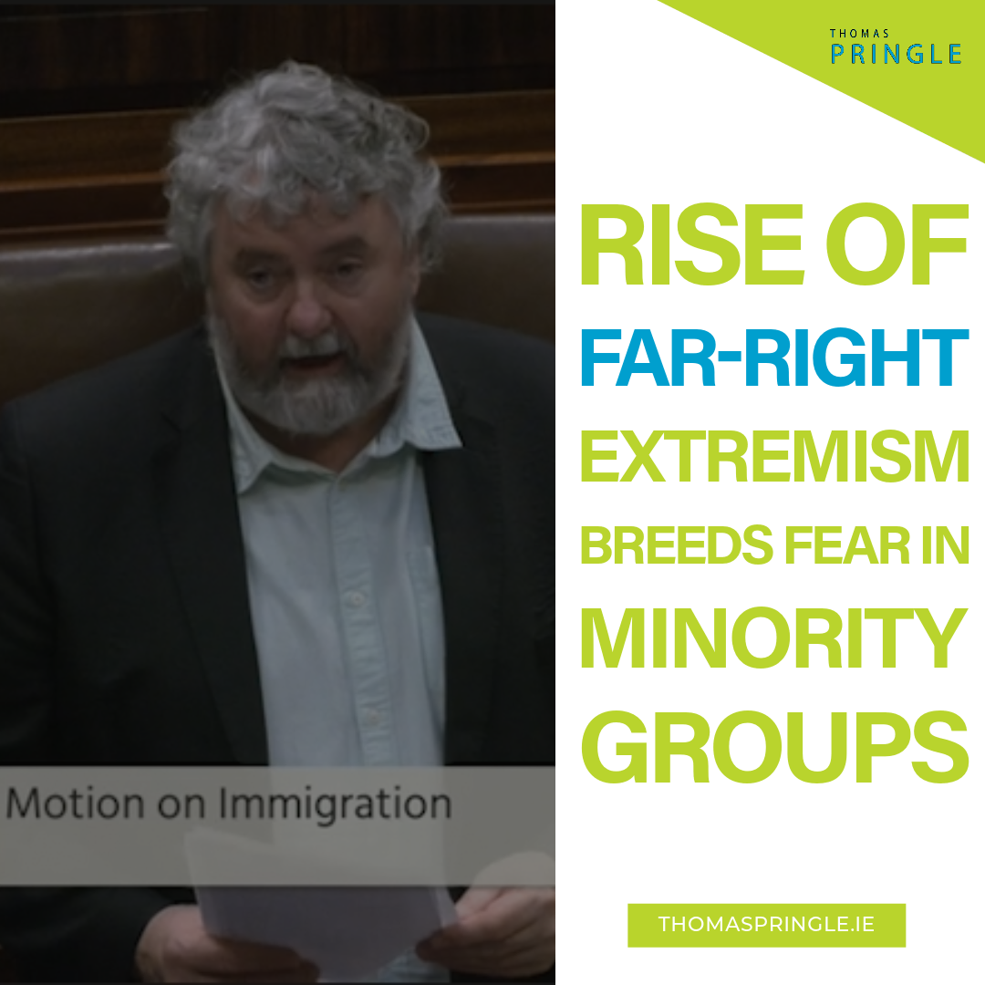 Pringle: Rise of far-right sentiment leaving minority communities in this country living in fear
