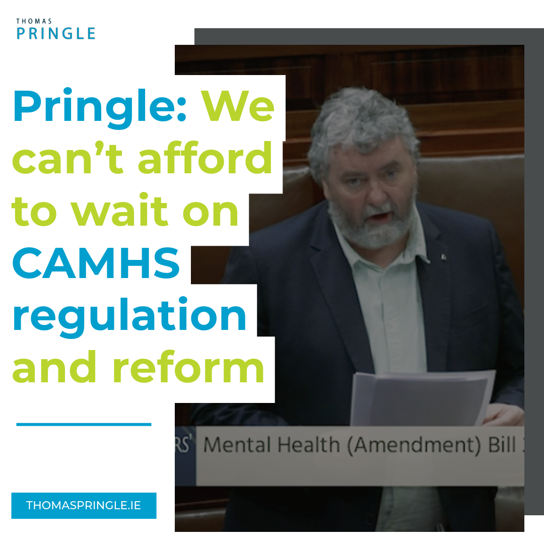 Thomas Pringle: We can’t afford to wait on CAMHS regulation and reform