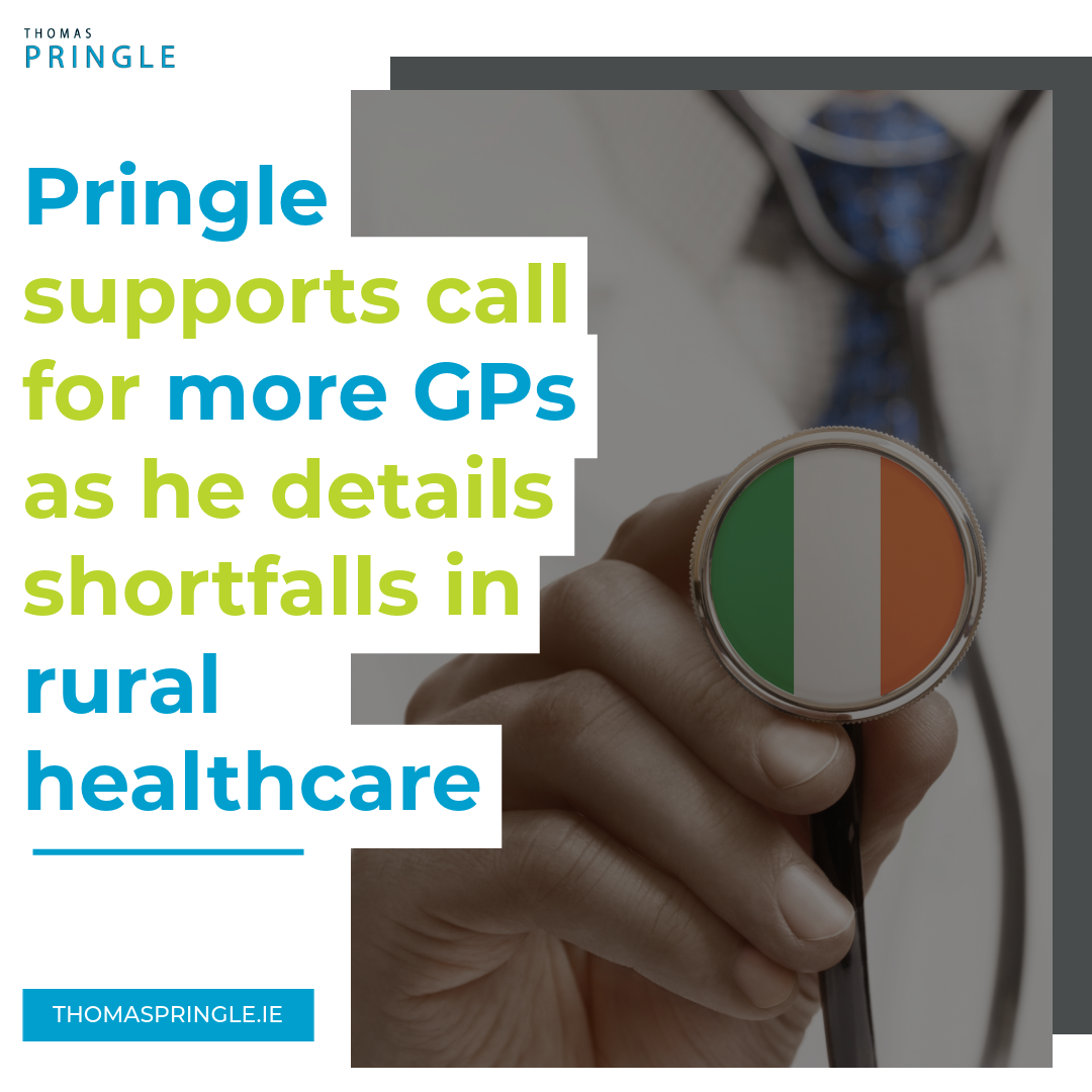 Thomas Pringle supports call for more GPs as he details shortfalls in rural healthcare