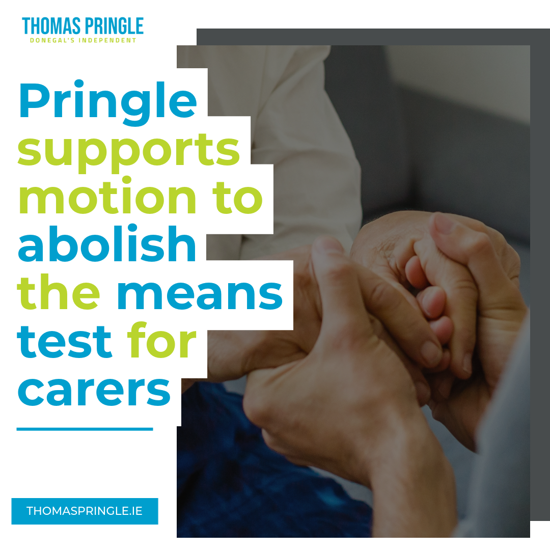 Pringle supports motion to abolish the means test for carers