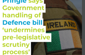 Pringle says Government handling of Defence bill ‘undermines pre-legislative scrutiny process’