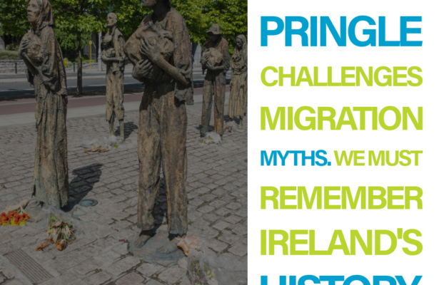 Thomas Pringle TD - Challenges Migration Myths. We must remember Ireland's history