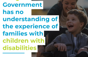 Pringle: Government has no understanding of the experience of families with children with disabilities