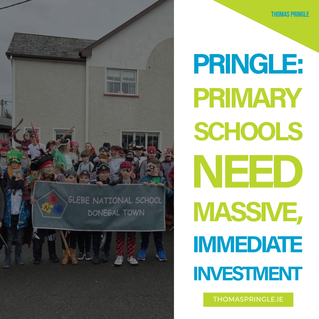 Pringle: Primary schools need massive, immediate investment