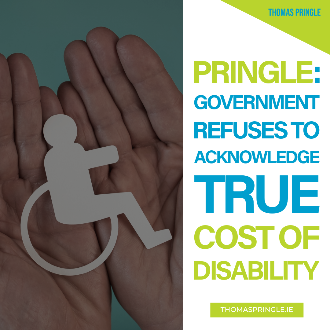 Thomas Pringle - Government refuses to acknowledge true cost of disability