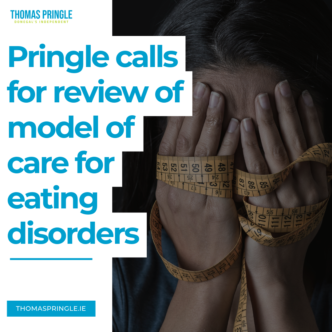 Thomas Pringle calls for review of model of care for eating disorders