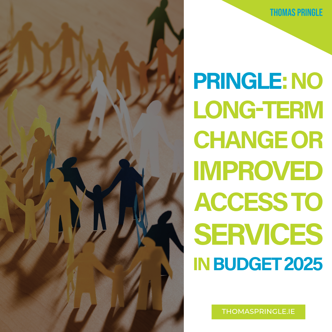 Thomas Pringle - No long-term change or improved access to services in Budget 2025