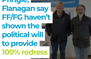 Thomas Pringle & Luke Ming Flanagan say FF and FG haven’t shown the political will to provide 100% redress. - GE24 - Defective Blocks - Ireland - Donegal - GE2024