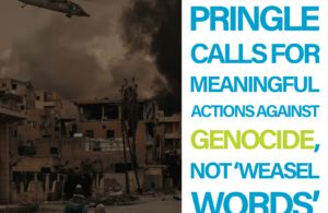 Thomas Pringle calls for meaningful actions against genocide, not ‘weasel words’. - Palestine - Gaza - Ireland - GE24 - GE2024